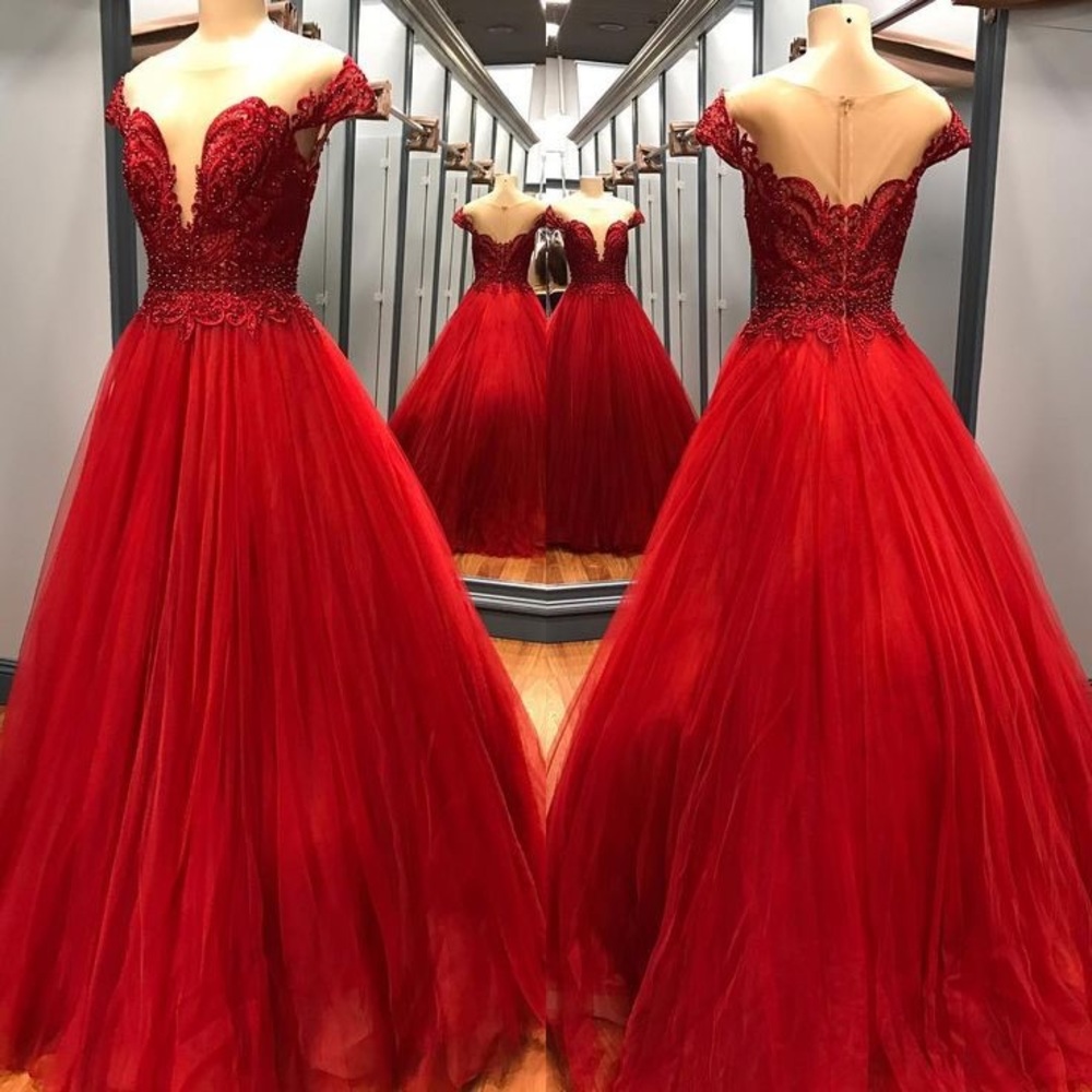 NEED TO SELL ASAP Terani couture red prom dress - Picture 4 of 6